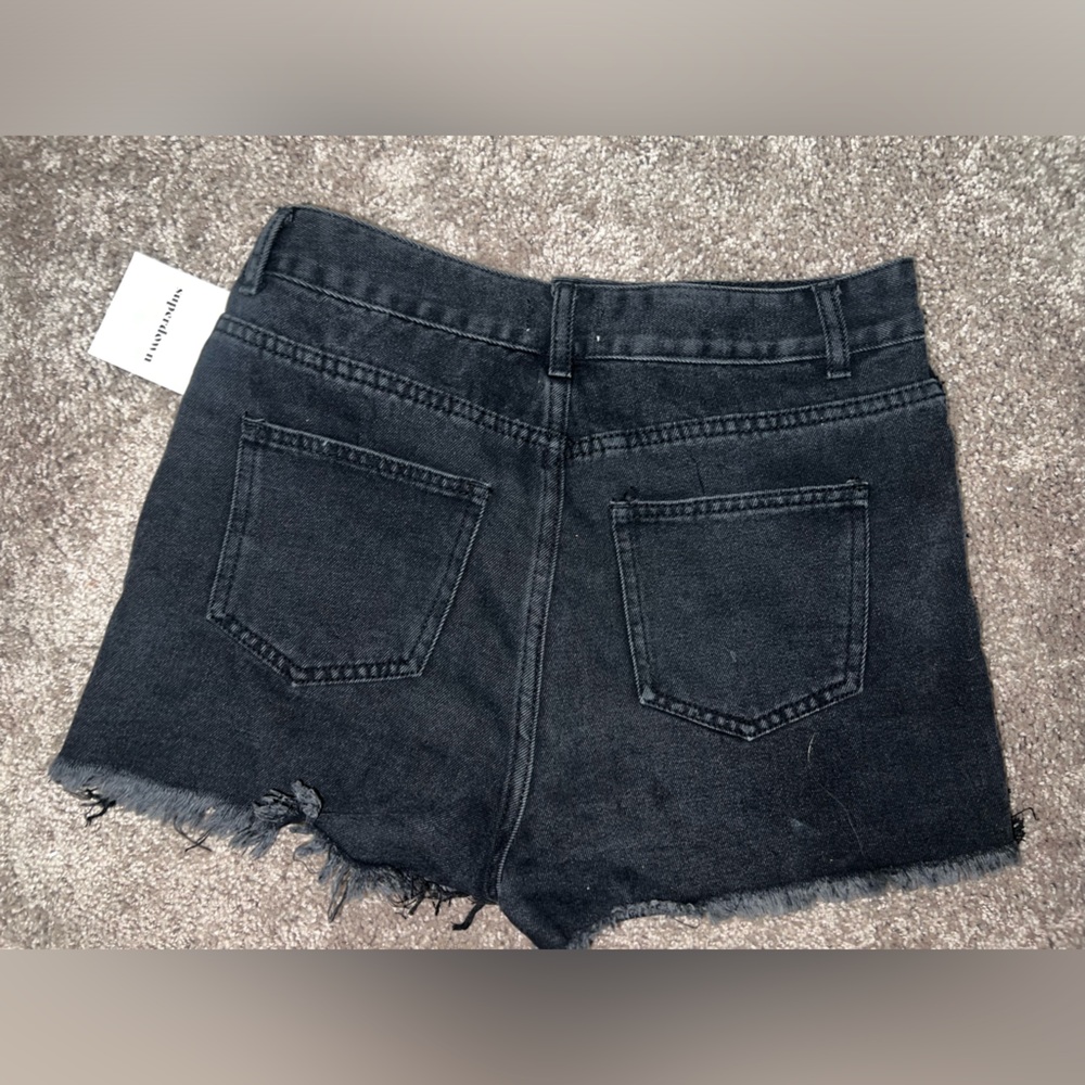 Revolve Quinn Denim Shorts Superdown - Picture 2 of 5
